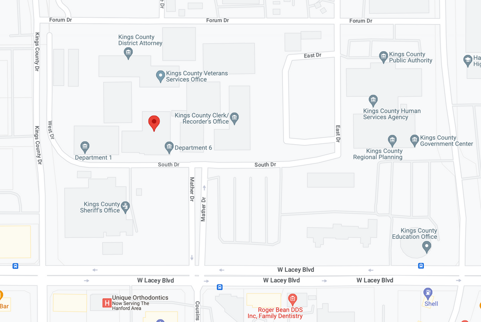 map of Kings County Government Center